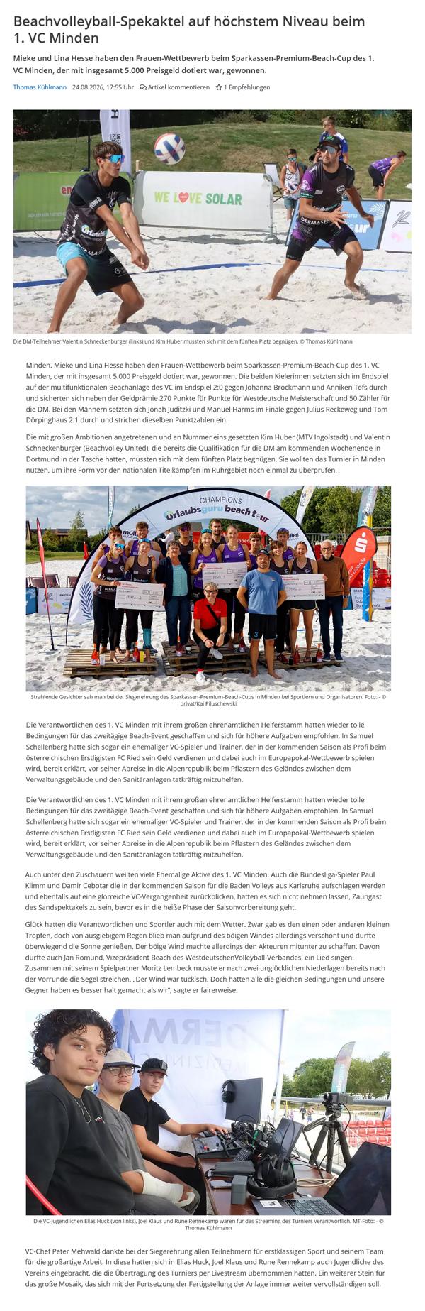 Bericht MT 24 08 26