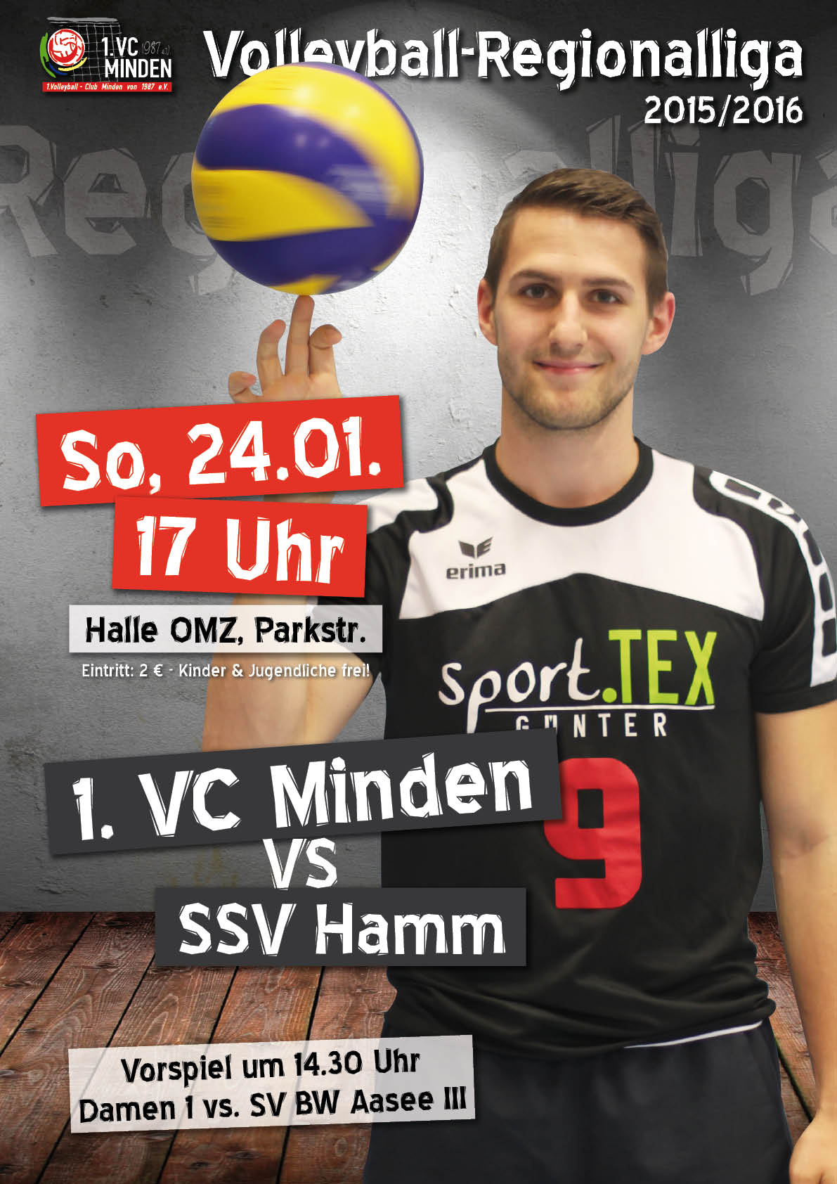 Plakat Spieltage Heimspielserie 2015 20165